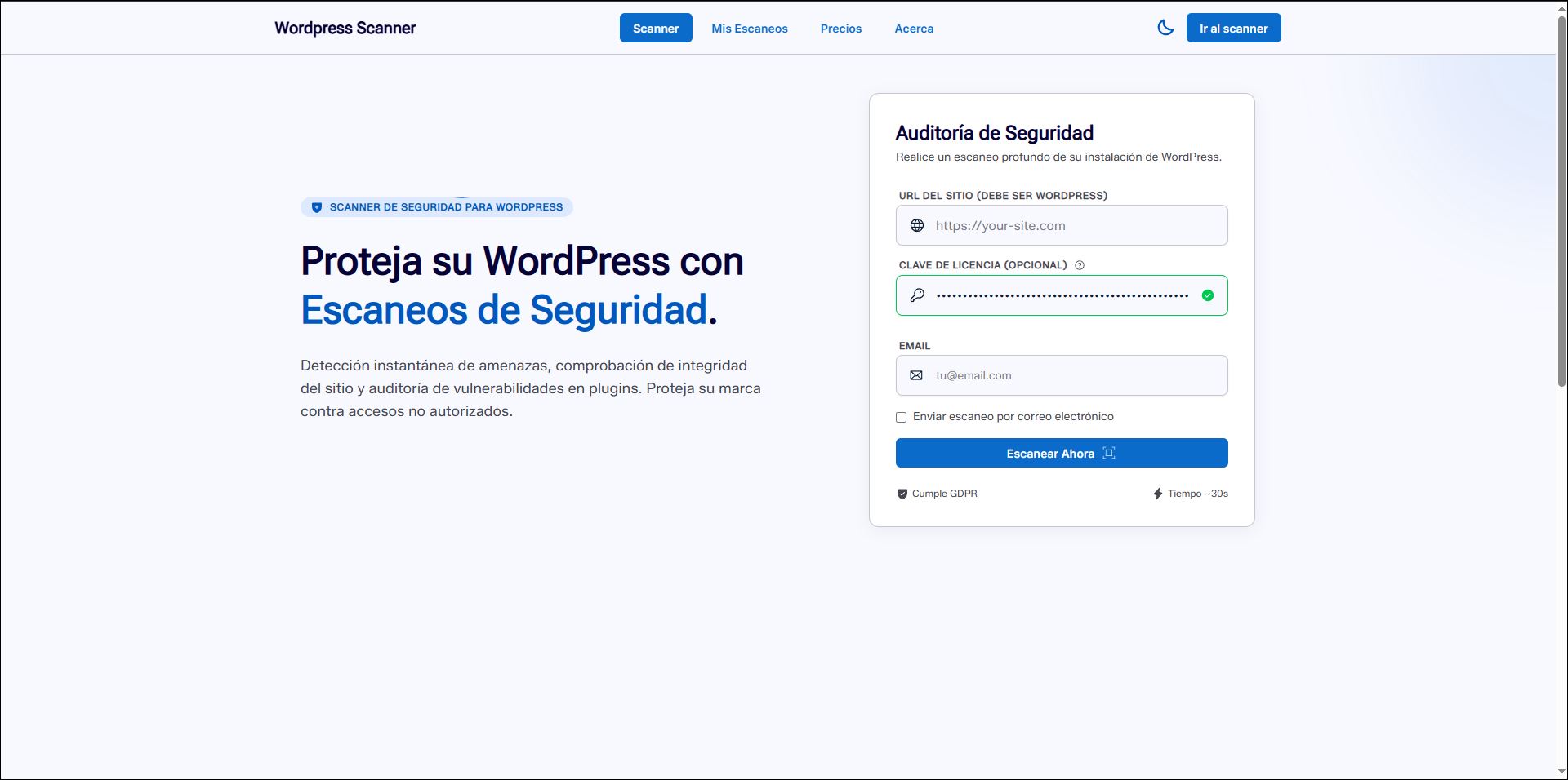 Wordpress Scanner